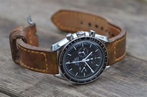 omega watch leather strap